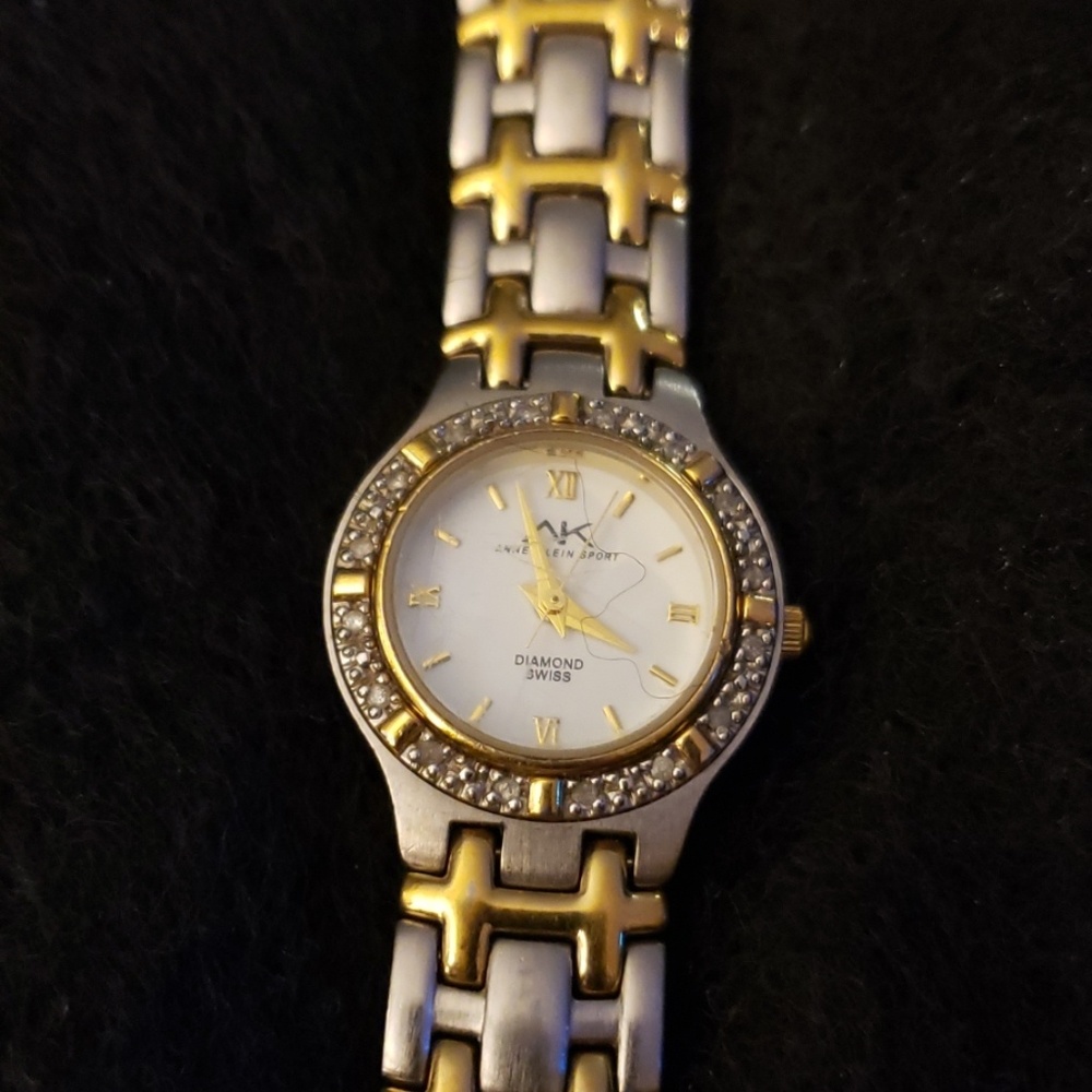 Anne Klein two-tone watch, like NEW